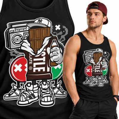 TANK TOP  ANIMOWANY  CHOCOLADE SQUAD